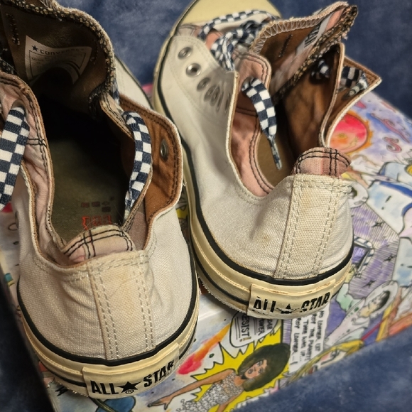 Converse Brown and White Sneakers - Picture 3 of 7